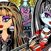 MONSTER HIGH ROCK BAND free online game on 
