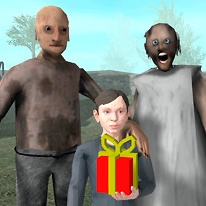 Schoolboy and Granny: Birthday