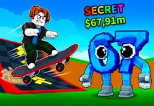 Obby: Skateboard tricks for Brainrots!